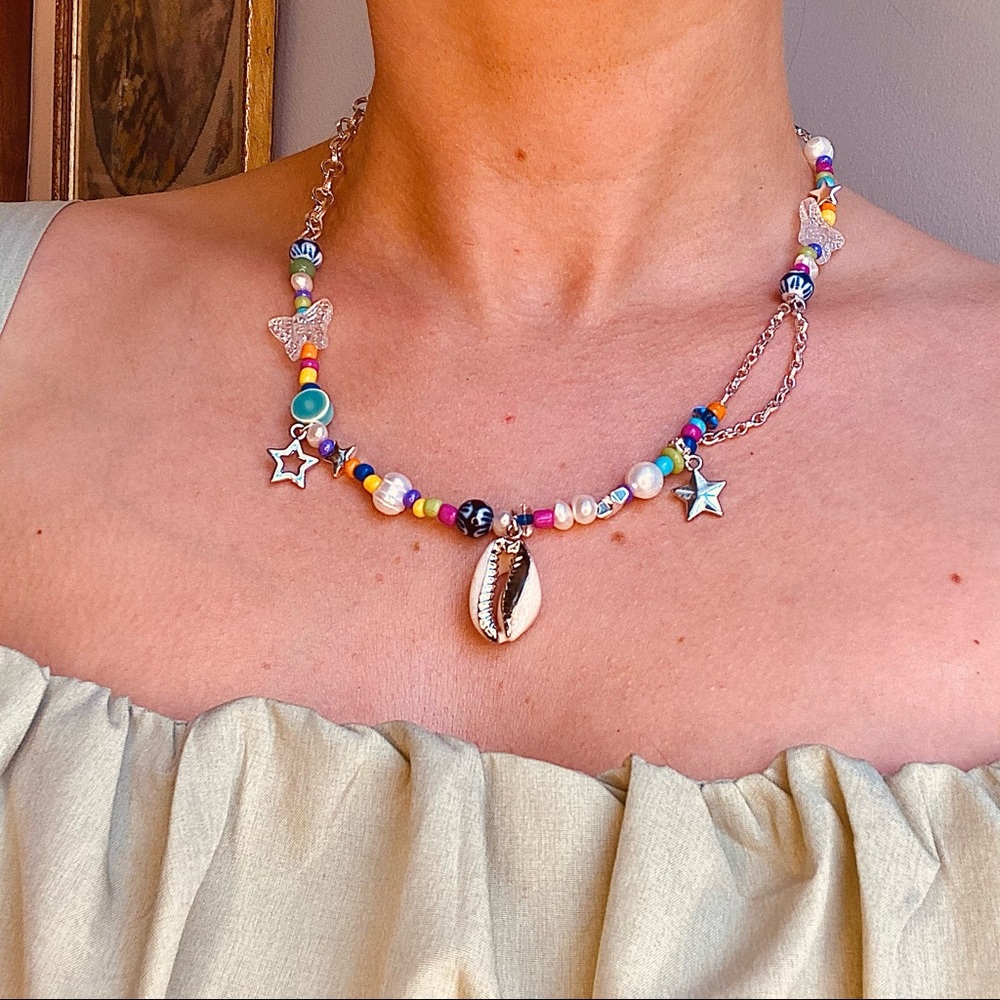 Handmade Martha Calvo Inspired 18-20” Necklace